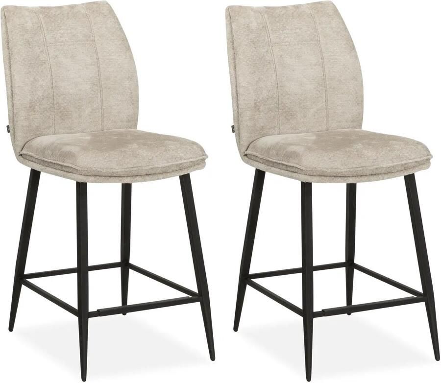 MX Sofa Barstoel Jefferson Natural (set van 2 stoelen)