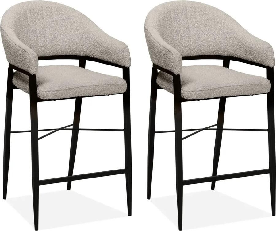 MX Sofa Barstoel Ravenna Toffee (set van 2 stoelen)