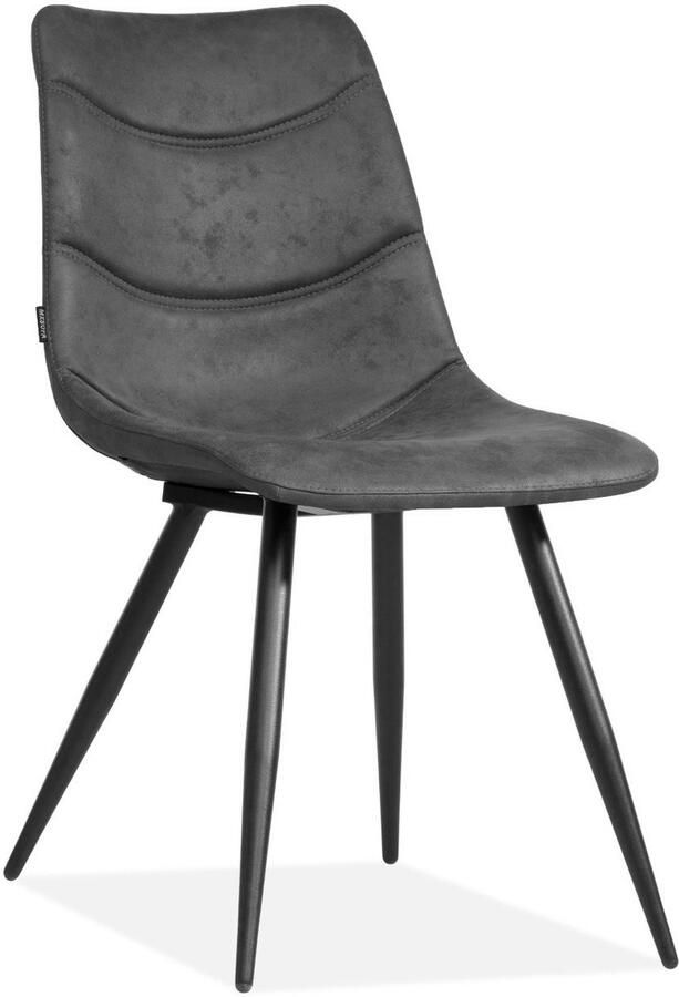 MX Sofa Eetkamer stoel Crazy Antraciet
