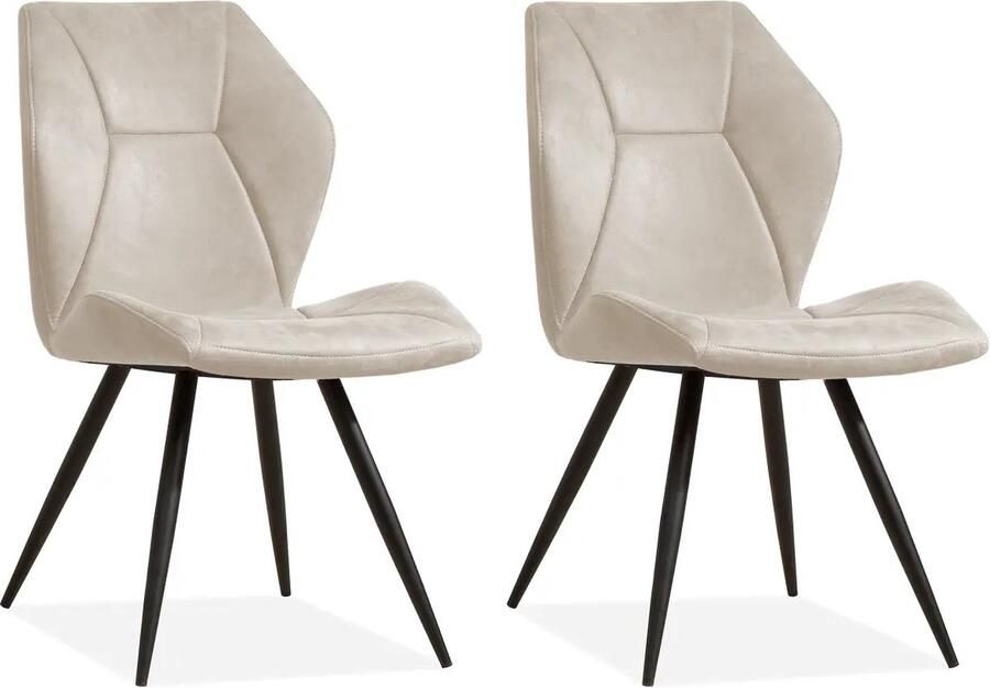 MX Sofa Stoel Tesla Sand set van 2 stoelen