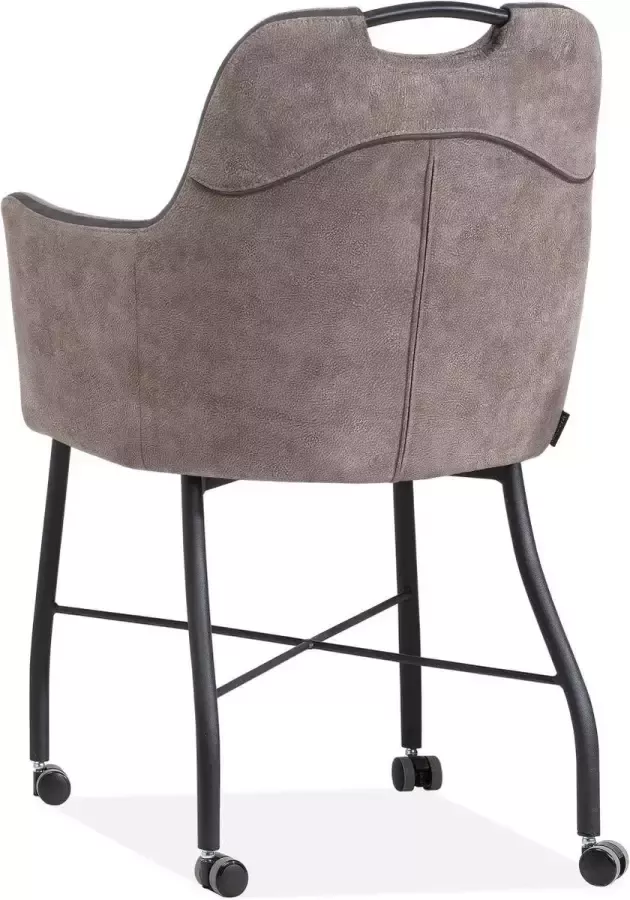 MX Sofa Stoel Floria met wielen Antraciet - Foto 2