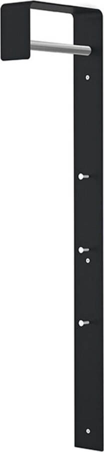 My Modern Home Radius Wandkapstok M042 Zwart