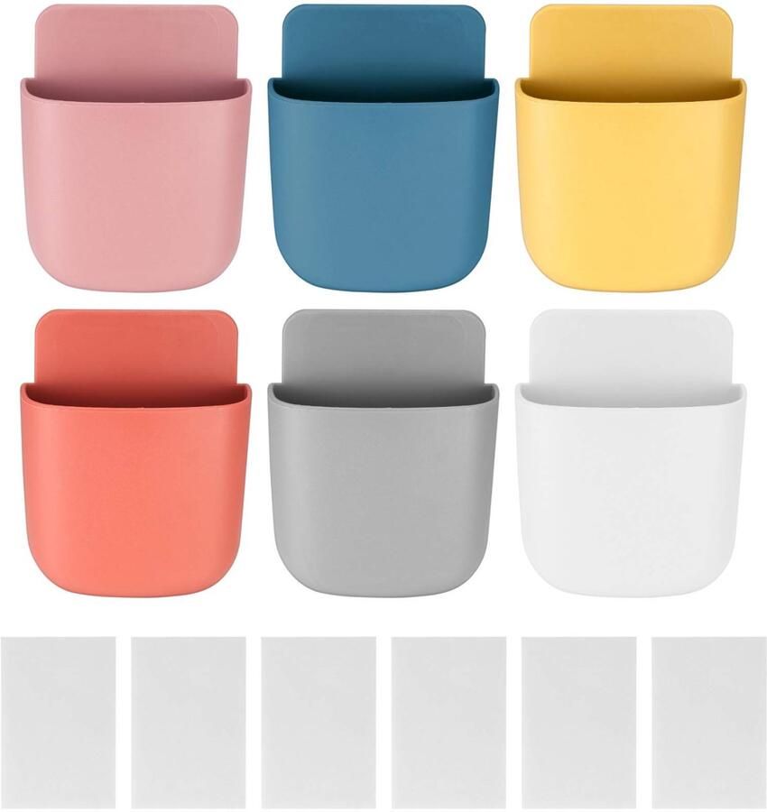My Ninki Handige Zelfklevende Wandorganizerset van 6 Stuks voor Afstandsbedieningen en Meer