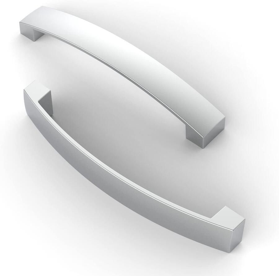 JGS Stijlvolle Set van 5 Moderne Kastgrepen voor Keuken en Badkamer Eenvoudig te Installeren 128 mm