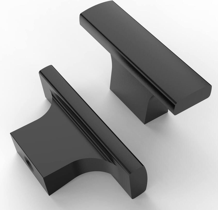 My Ninki Set van 10 Luxe Geborstelde Nikkel Deur- en Ladeknoppen voor Meubelvernieuwing