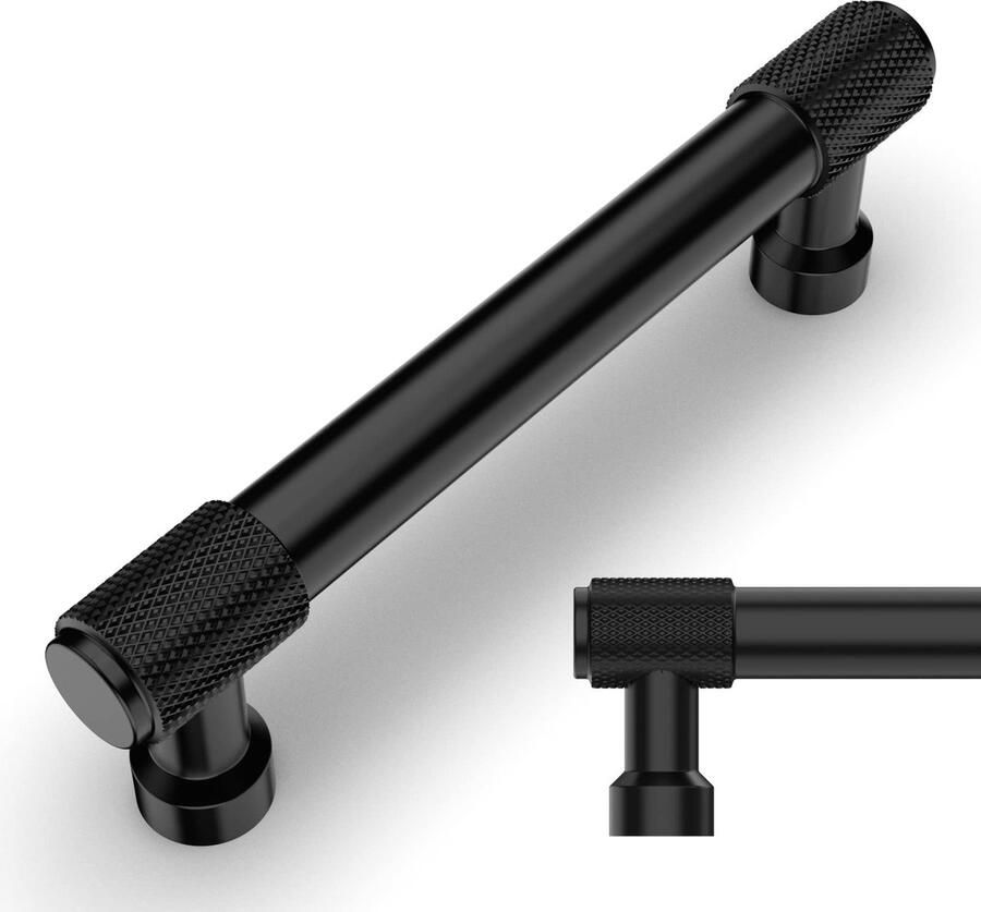 My Ninki Stijlvolle Zwarte Meubelgrepen Set van 10 voor Toepassingen in Huis