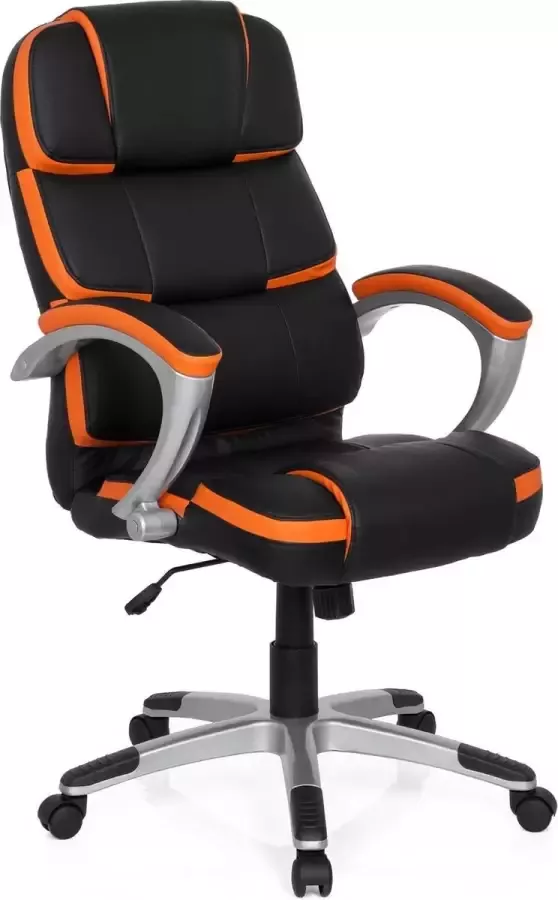 MyBuero hjh office Gaming Pro By Bureaustoel Kunstleder Zwart oranje
