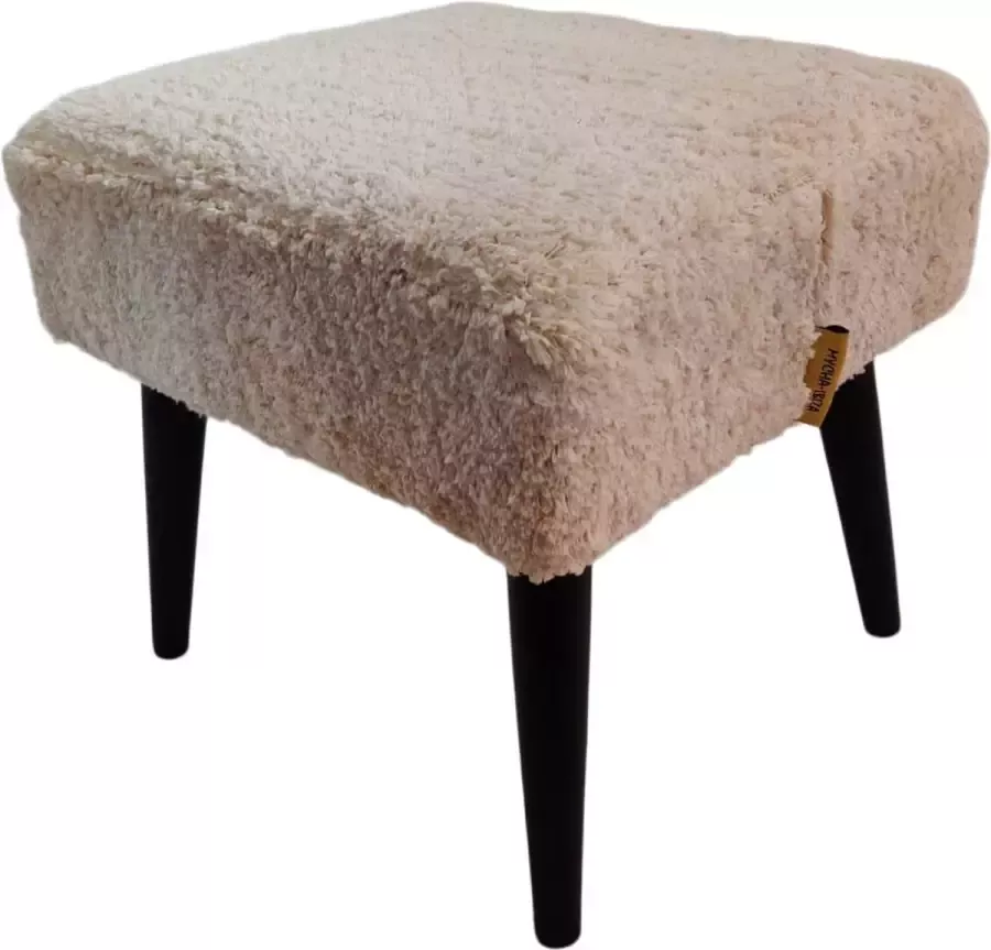 Mycha Ibiza -Kruk-teddy-poef-ecru-home-interieur-vierkant