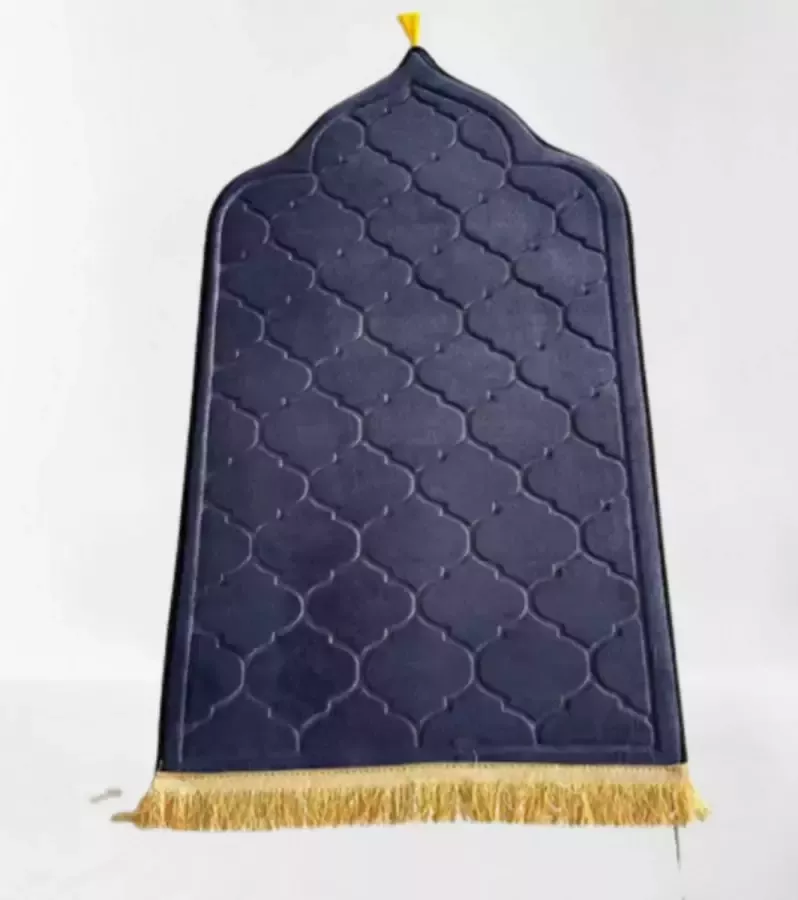 MYHOME24 Gebedskleed -tasbih Luxe BLAUW 110x65