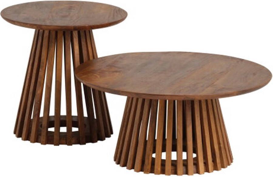 Nijwie Björn bijzettafel Ø50 kolomvoet - Foto 3