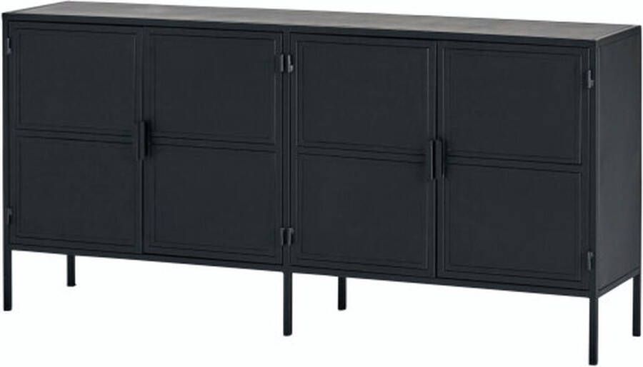MySons Dressoir Black Metal 175 cm