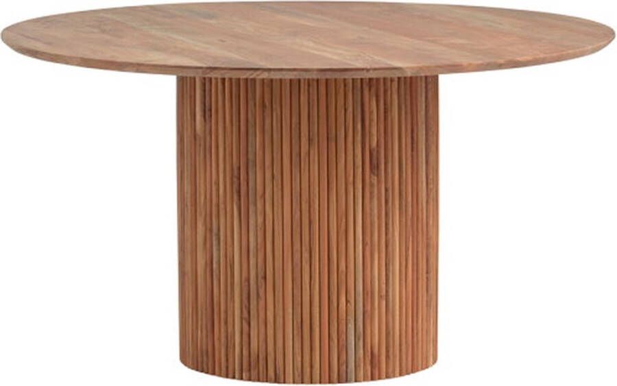 Meubelplaats Eettafel Congo Rond 140cm Acacia Naturel - Foto 1