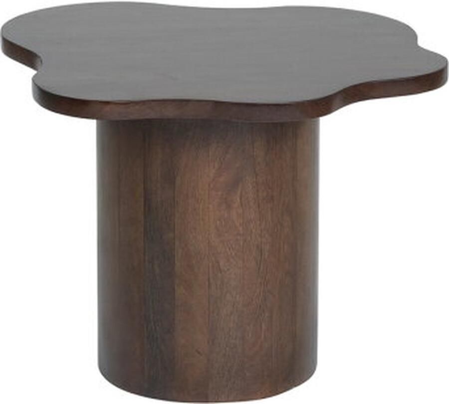 MySons Bijzettafel Fiore 65 cm Mix & Match Collection Mangohout Walnootkleur