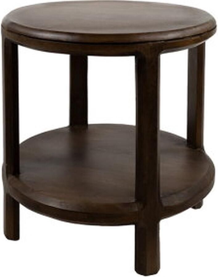 MySons Bijzettafel Ø50 H50 Brown Walnut Jumbo Collection