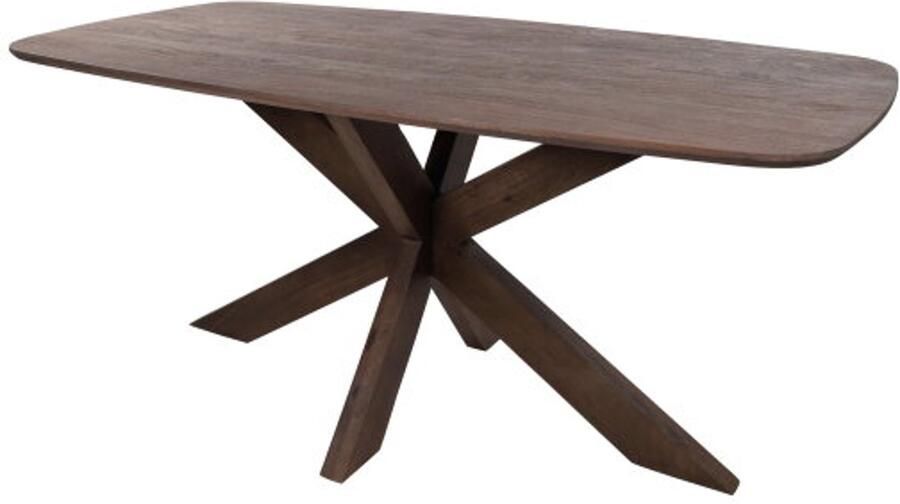 MySons Eettafel Capricorn Deens ovaal Acacia 160x90 cm Marron Brown