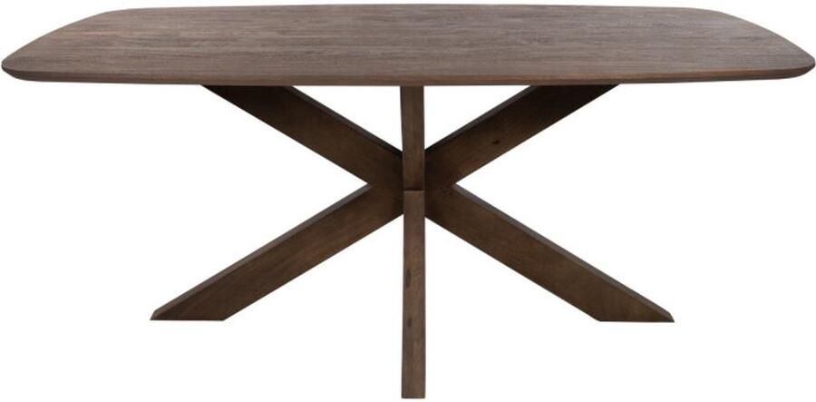 MySons Eettafel Capricorn Deens ovaal Acacia 180x90 cm Marron Brown