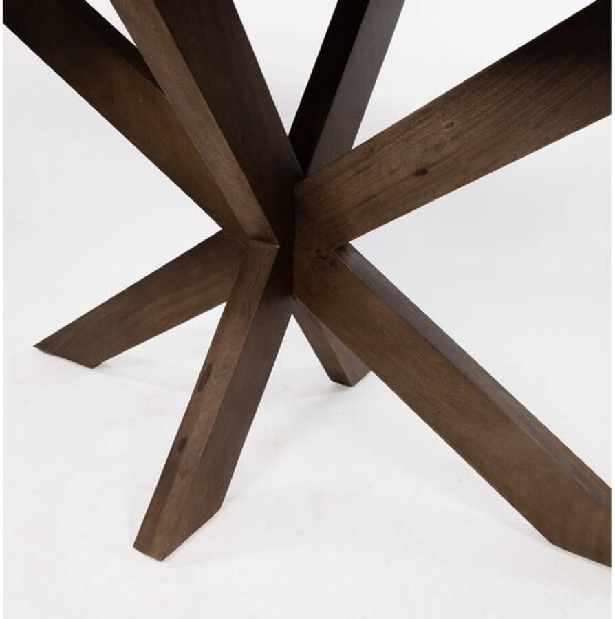 MySons Eettafel Capricorn Deens ovaal Acacia 200x100 cm Marron Brown