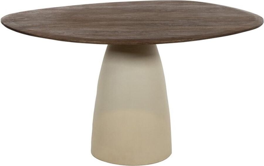 MySons Eettafel Cornetto organisch mangohout 140 cm Malaga brown