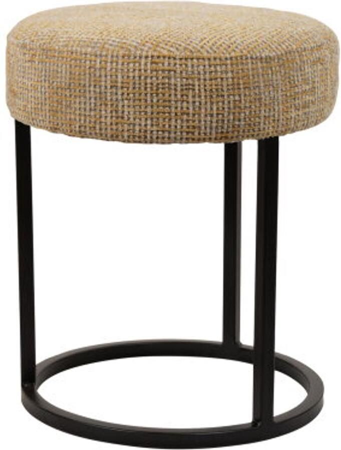 MySons Escabel poef Ø40 Coco Mustard 06 Unique Collection