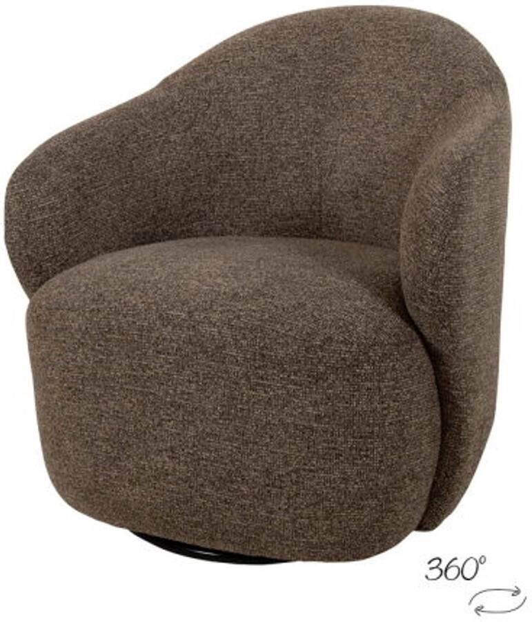MySons Jimi draaifauteuil 360 Cremona Taupe 04 Star Collection - Foto 2