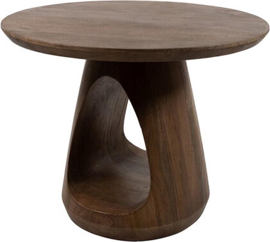 MySons Salontafel Bremen Ø60 cm Walnoot