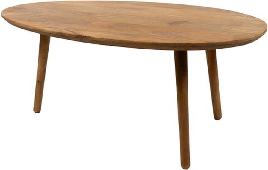 MySons Salontafel Hamburg Ovaal 98 cm Naturel