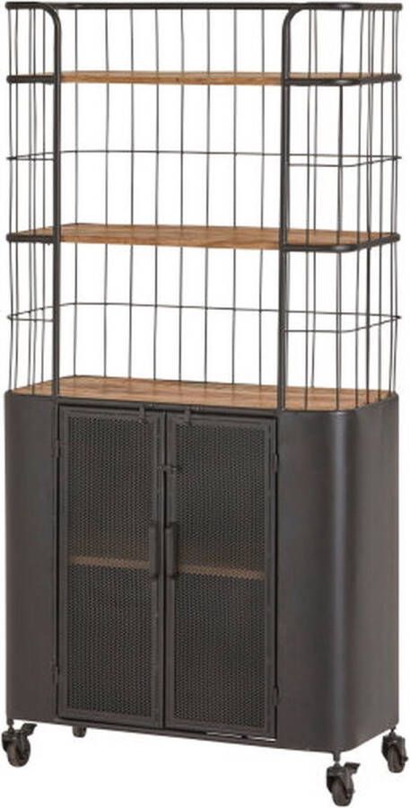 Meubelplaats Opbergkast Iron Lady 85 cm Metaal MySons