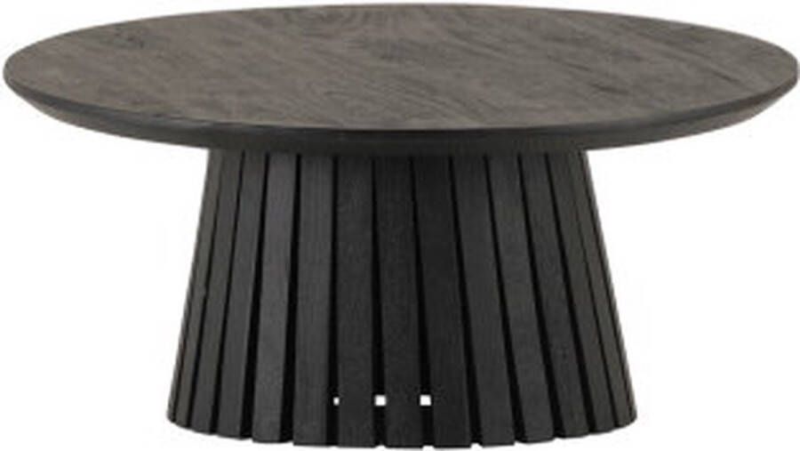 MySons Salontafel Burundi Rond acacia 90 cm Zwart