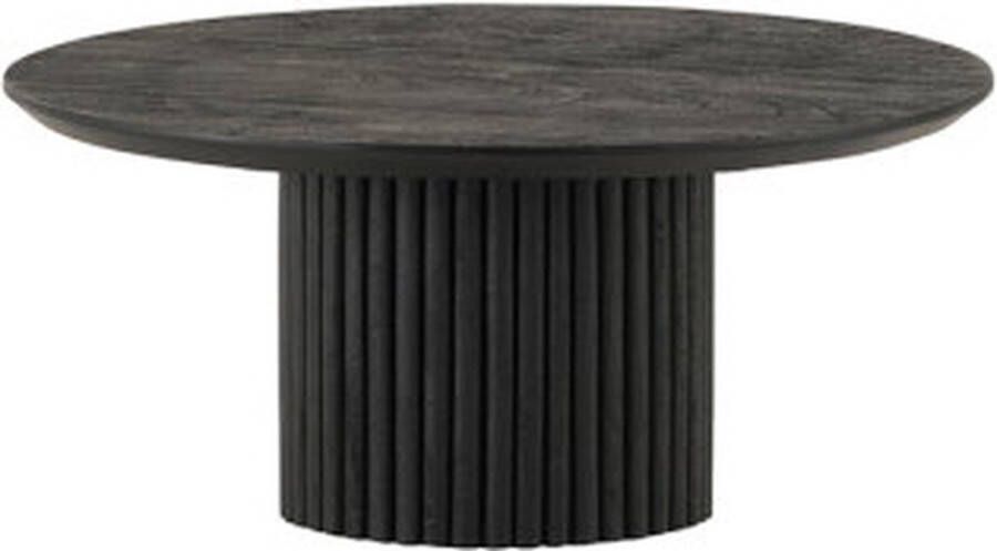 MySons Salontafel Congo rond 90 cm Acacia Zwart