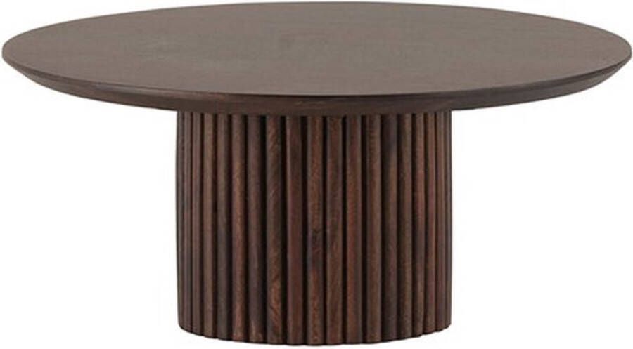 MySons Salontafel Congo Rond 90cm Mangohout Walnut