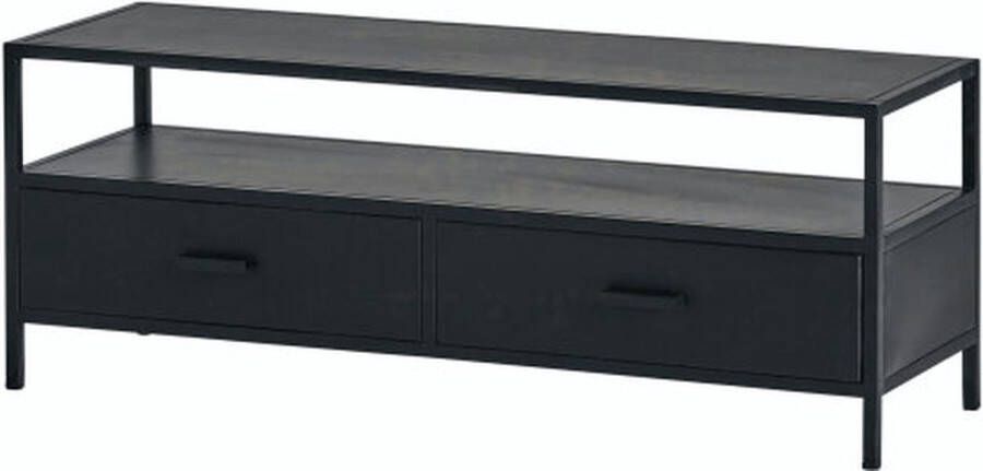 MySons TV-Meubel Black Metal 120 cm
