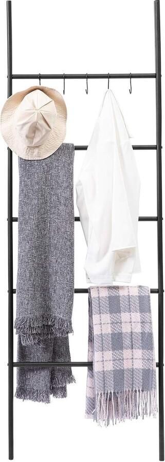 Naamloos Decoratieve ladder Tess H 177 cm zwart - Foto 2