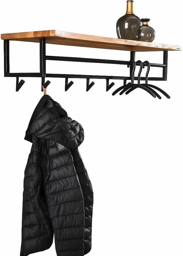 Naamloos Kapstok Edge B 100 cm H 27 cm naturel