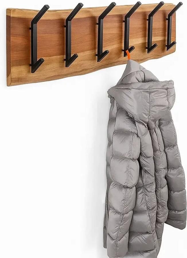 Naamloos Kapstok Edge B 100 cm H 30 cm naturel