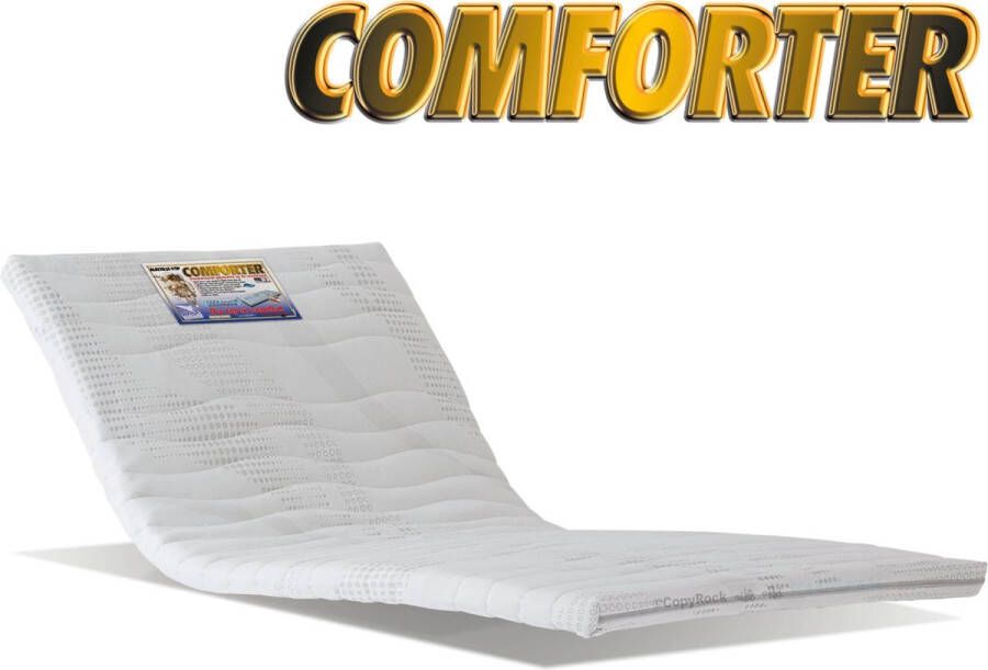 NachtrustOnline Comforter|topper NASA-VISCO-Traagschuim topmatras|6 5cm dik|CoolTouch VISCO VENTI-foam Topdek matras 140x200cm
