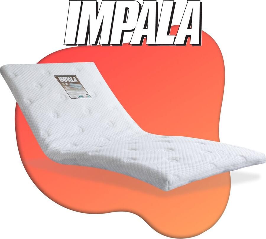 NachtrustOnline Impala Latex Topper 140 x 200 Zuiver natuurrubber Medium Hardheid Tencel Tijkstof 7 CM Dik Luxe MatrasTopper