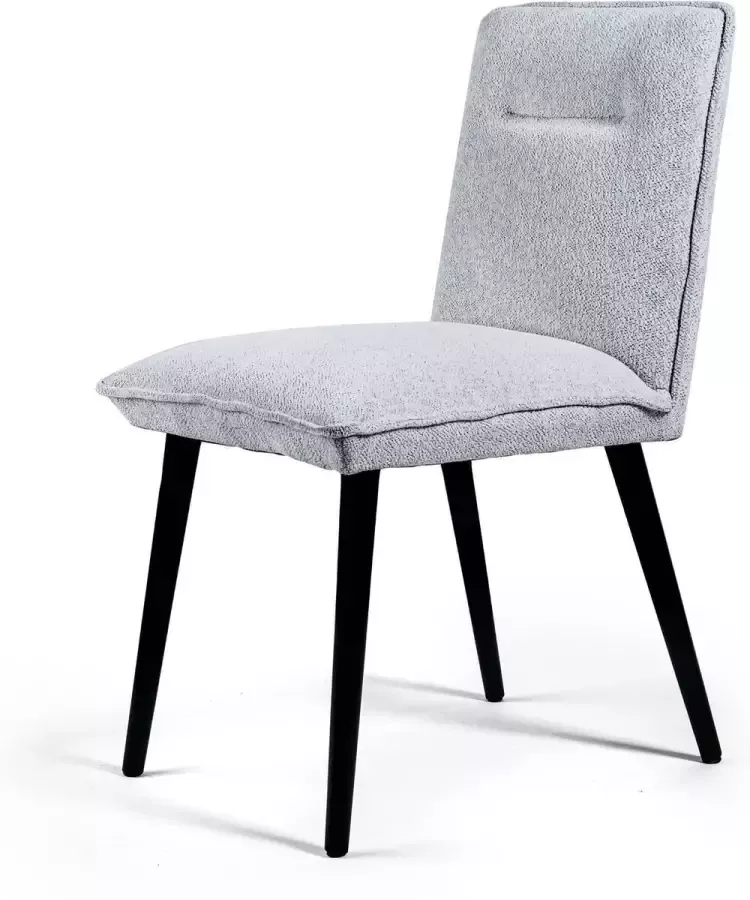 NADUVI Collection Set van 2 eetkamerstoelen Mara chenille