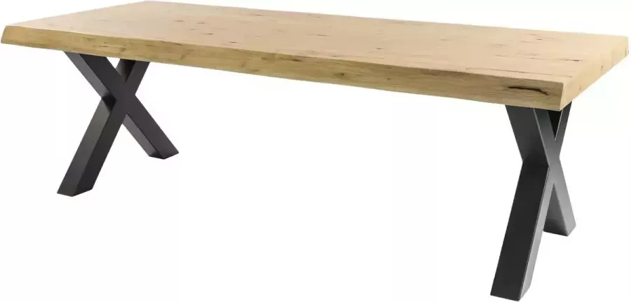 NADUVI Collection Eettafel Naturo eikenhout