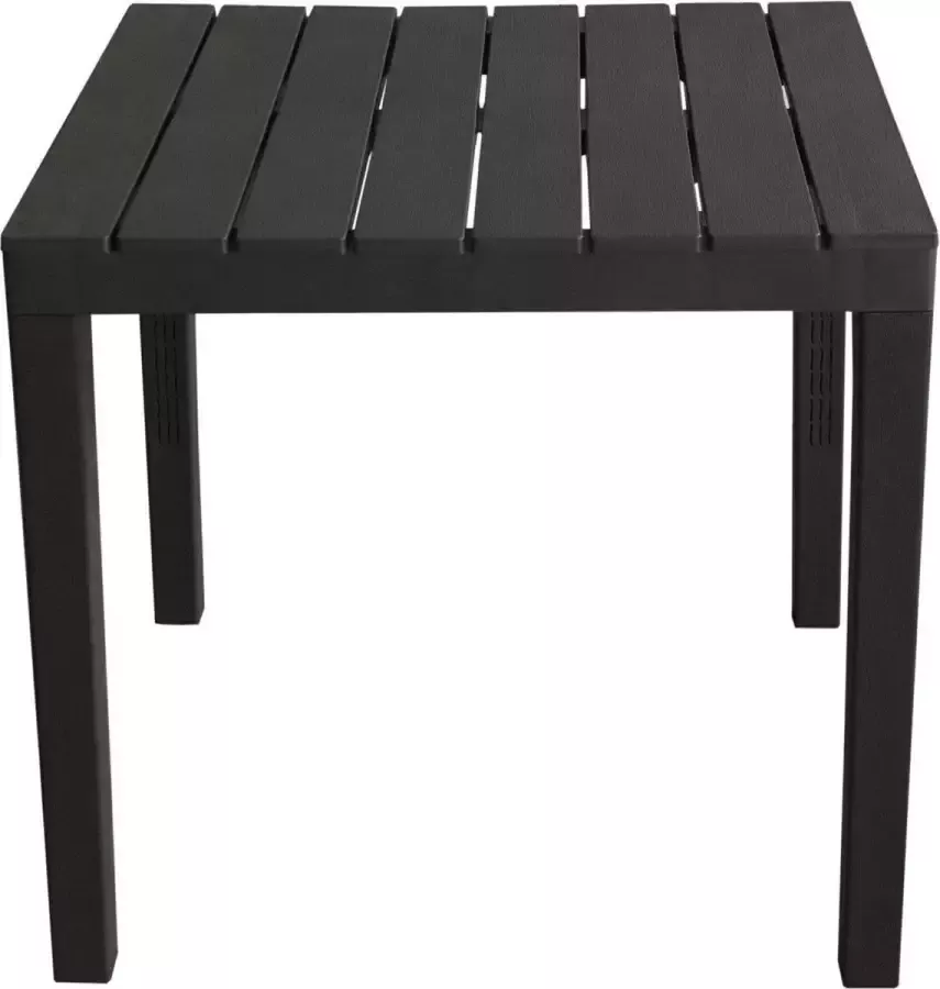 IPAE Progarden Tafel Bali 80 x 80 cm Anthraciet Hoogte 72 cm