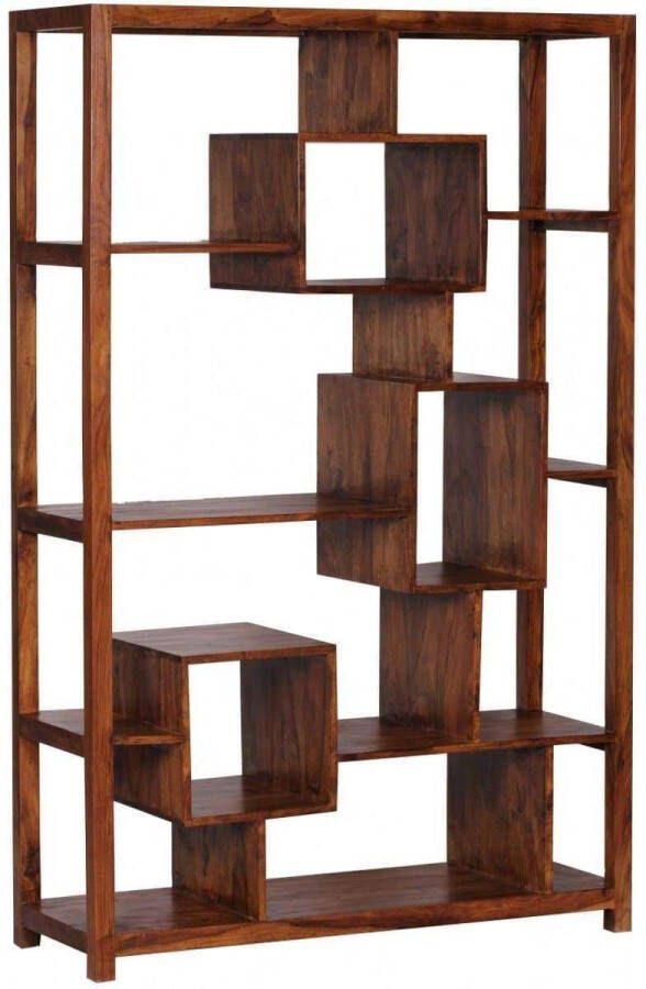 Nancy's Lexington Sheesham Massief Houten Boekenkast Wandkast Kasten Boekenkasten