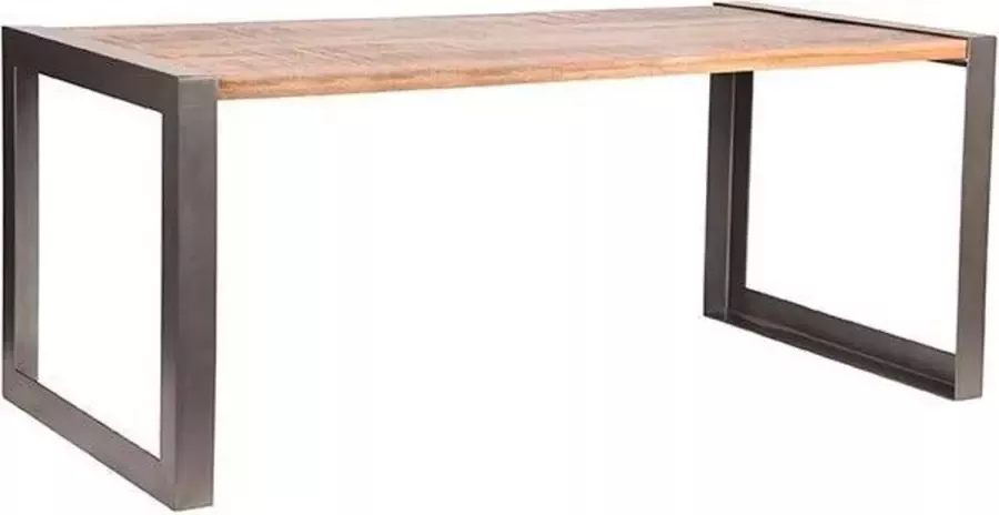 Nancy's Eetkamertafel Factory Eettafel Mangohout Eetkamertafels Rough 240 x 95 x 75 cm