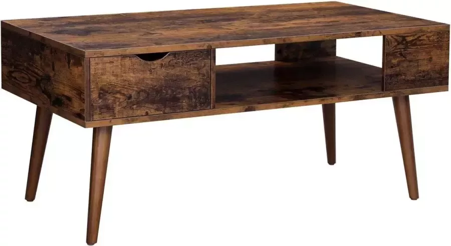 Nancy's Goldendale Salontafel Met Opbergruimte Industrieel Bruin 100 x 50 x 45 cm