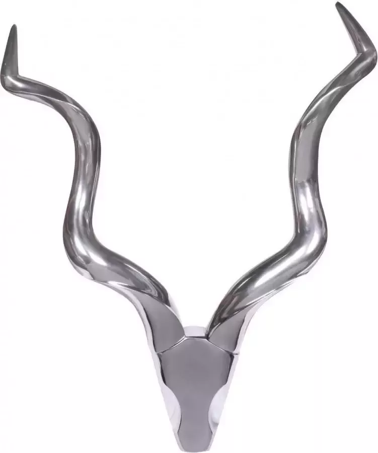 Nancy's Hertengewei Decoratie L Wanddecoratie Moderne Decoratie Metalen Gewei Zilver Aluminium