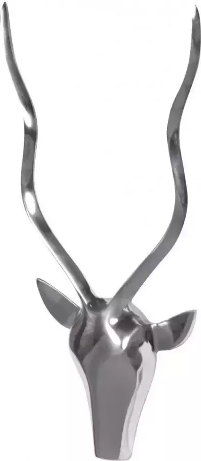Nancy's Hertengewei S Decoratie Wanddecoratie Muurdecoratie Hertenhoofd Zilver Aluminium