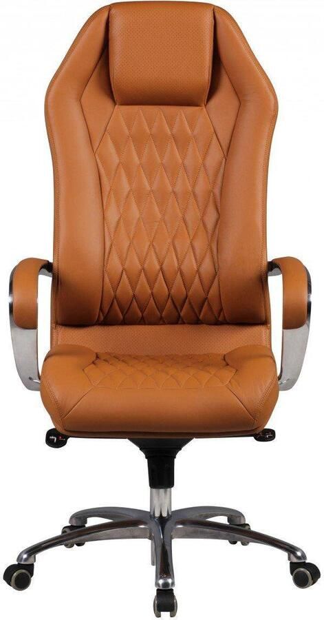 Nancy's Manhattanville Luxe Lederen Bureaustoel Directiestoel Echt Leer Ergonomisch Gamestoel Bureaustoelen