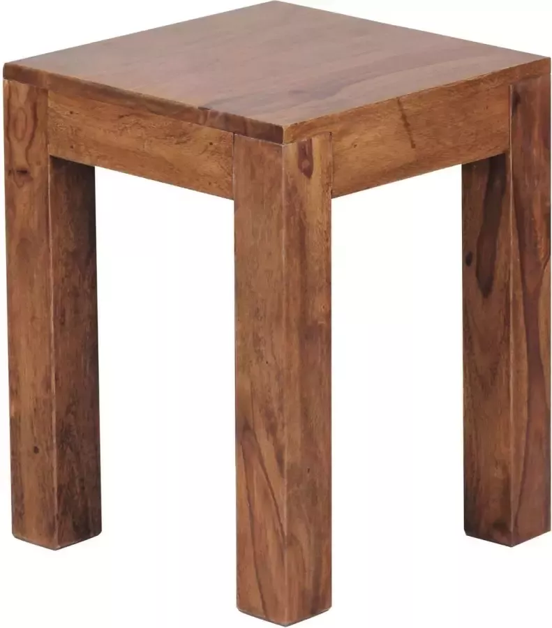 Nancy's Medina Allouez Bijzettafel Sheesham Acacia Hout Salontafel Bijzettafels 35 x 35 x 45 cm