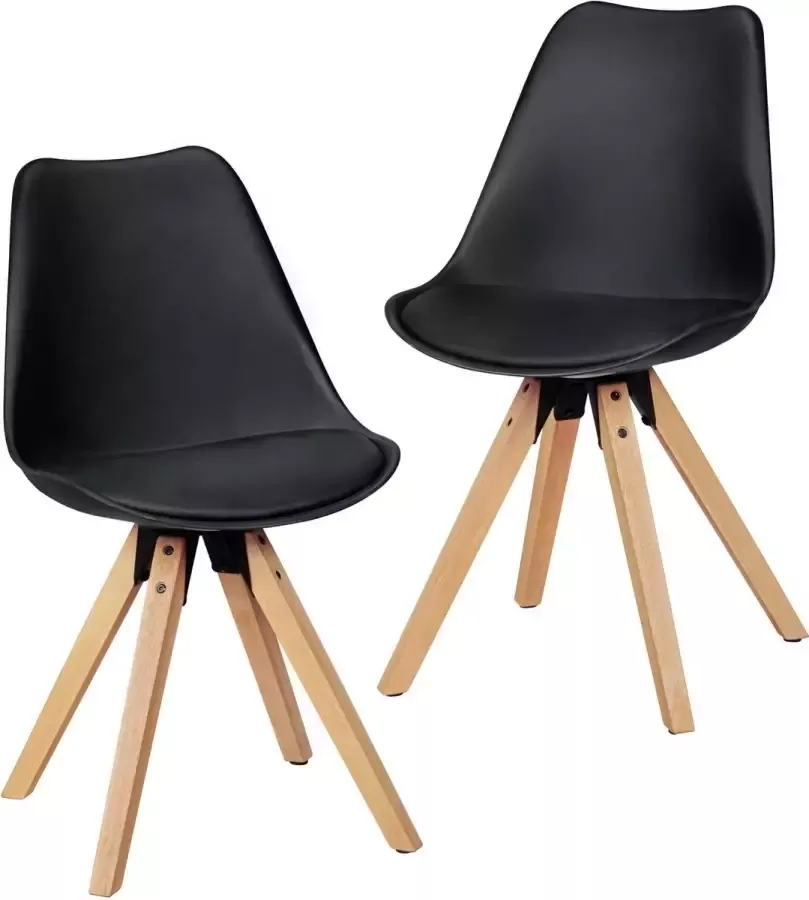 Nancy's Retro Wooden Set Van 2 Eetkamerstoelen Eetkamerstoel Eetstoelen Kuipstoel