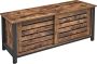 Nancy's Tv Meubel Industrieel Tv-kast Tv Lowboard Tv-tafel Tv Meubels Vintage Bruin Metaal 110 x 40 x 45 - Thumbnail 2
