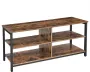 Nancy's Tv Meubel Industrieel Tv-kast Tv Lowboard Tv-tafel Tv Meubels Vintage Bruin Metaal 110 x 40 x 45 - Thumbnail 1