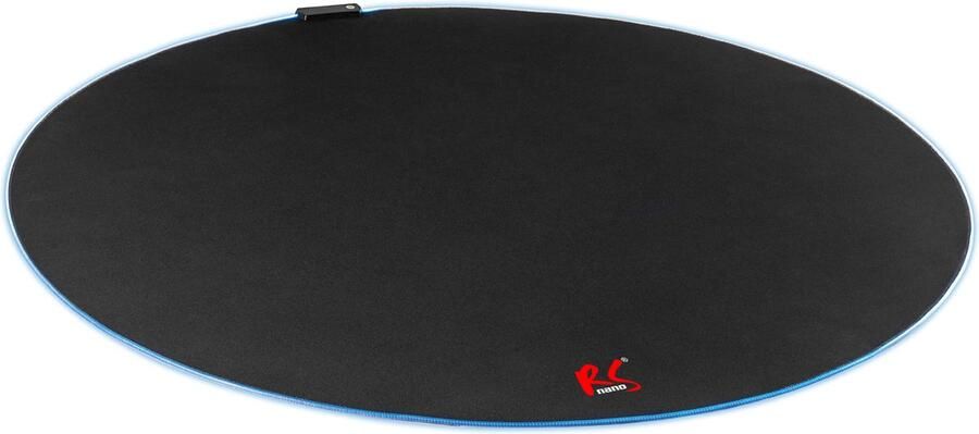 NanoRS Bureaustoelmat Mat voor gamestoel RGB-achtergrondverlichting blauw 100cm RS171 Zwart - Foto 2